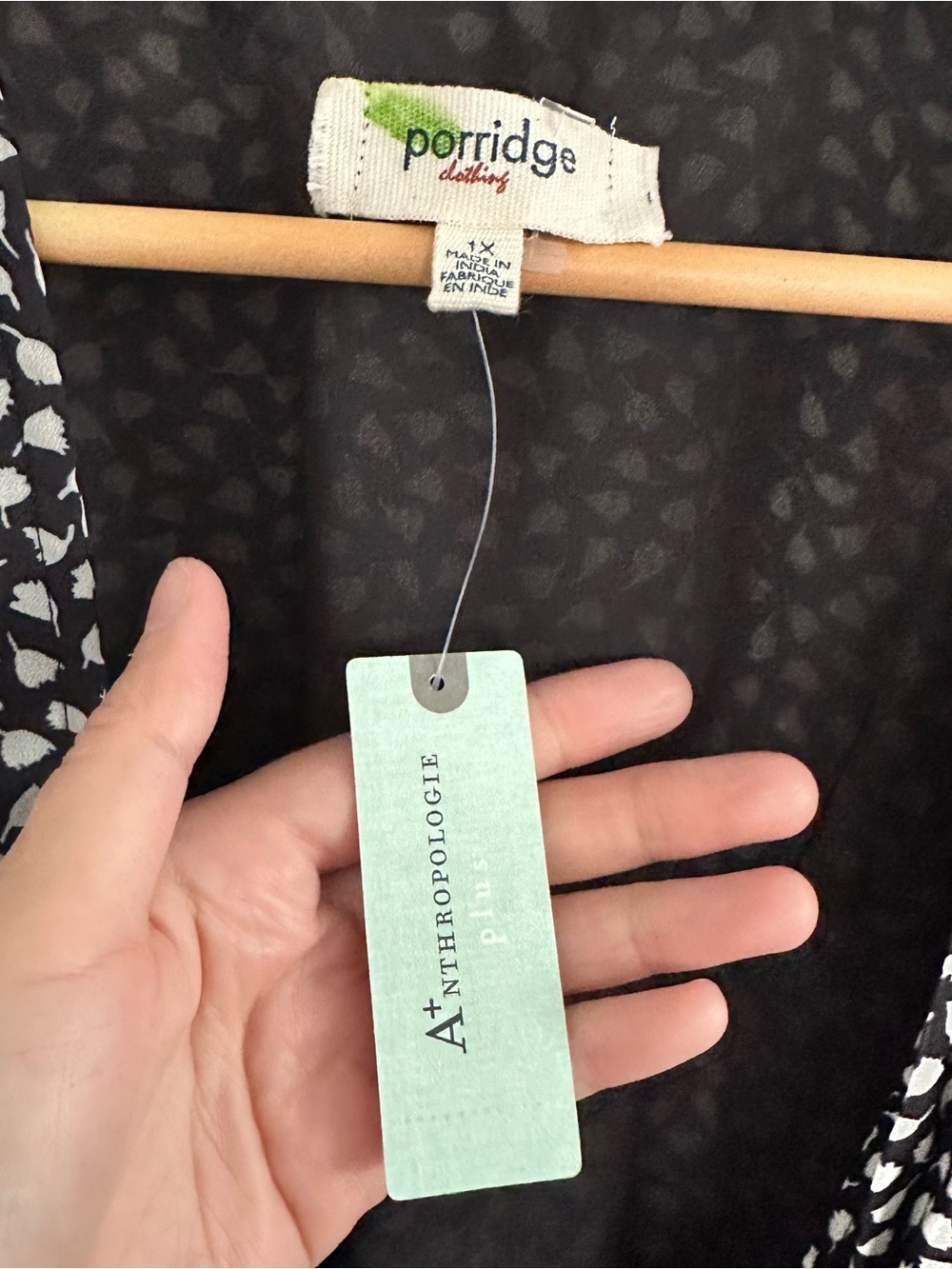 NEW NWT Anthropologie Porridge Puff Sleeve Wrap Blouse with Tie Waist - Picture 7 of 10